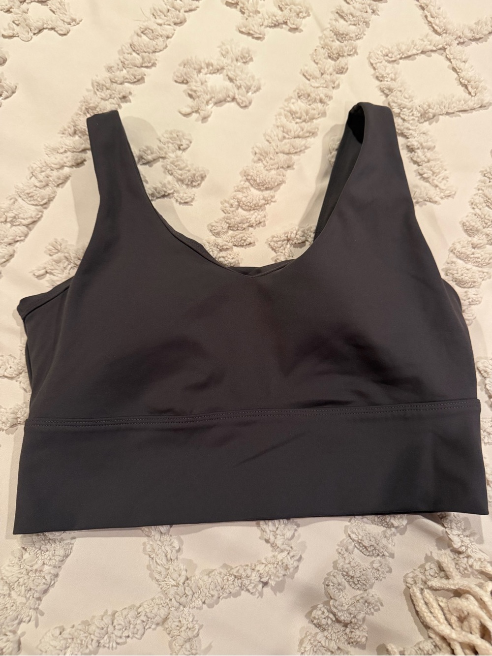 Everyday Seamless Sports Bra in Charcoal